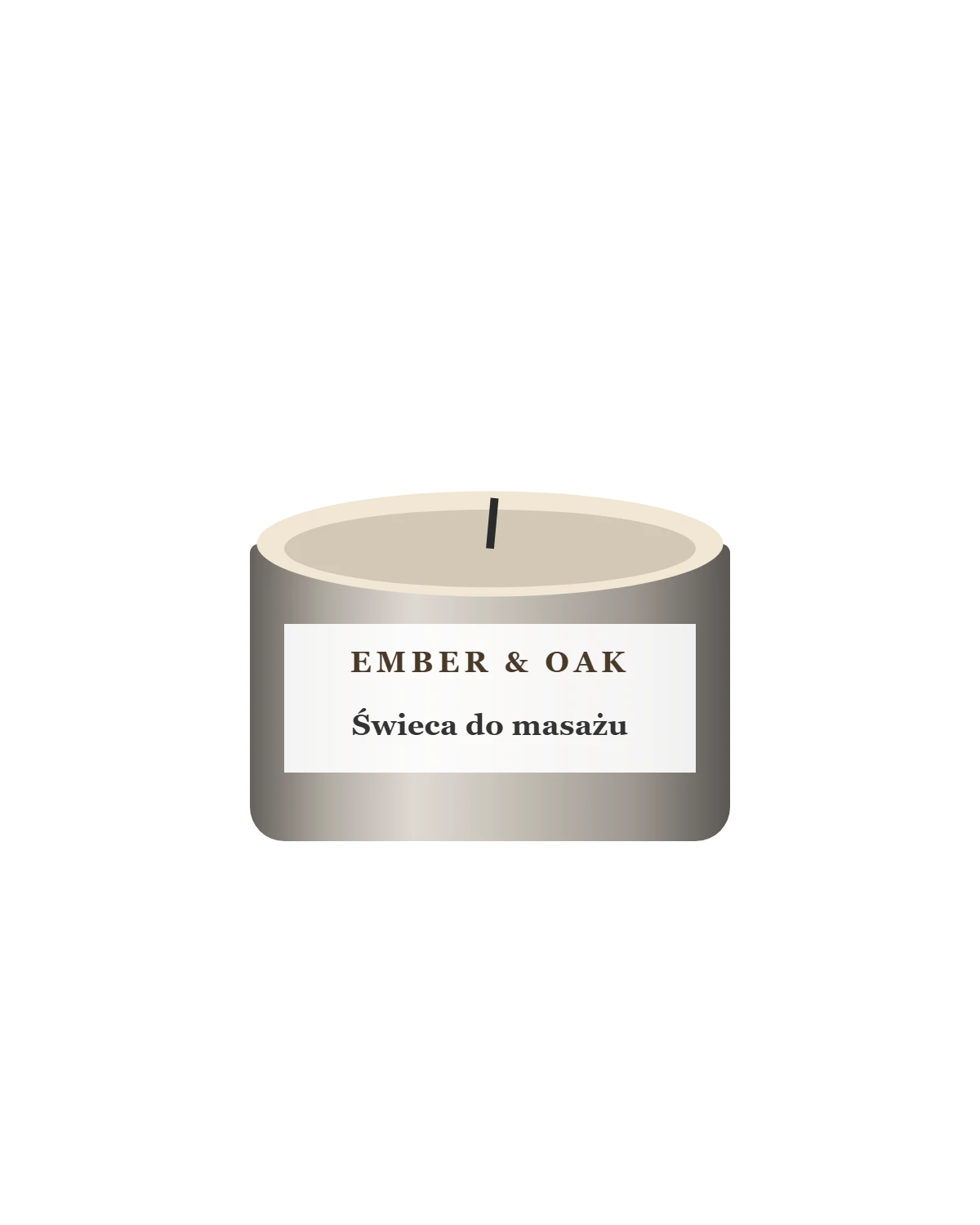Ember & Oak - świeca do masażu z olejem shea